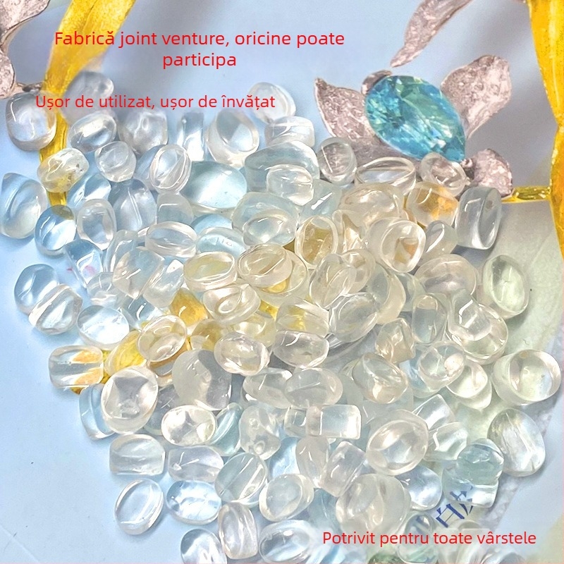 Set de bijuterii - Material cristal, producție semi-mechanică și semi-artizanală, OEM și personalizare, 10 mașini de prelucrare, capacitate zilnică 100, prelucrare a materialelor furnizate disponibilă