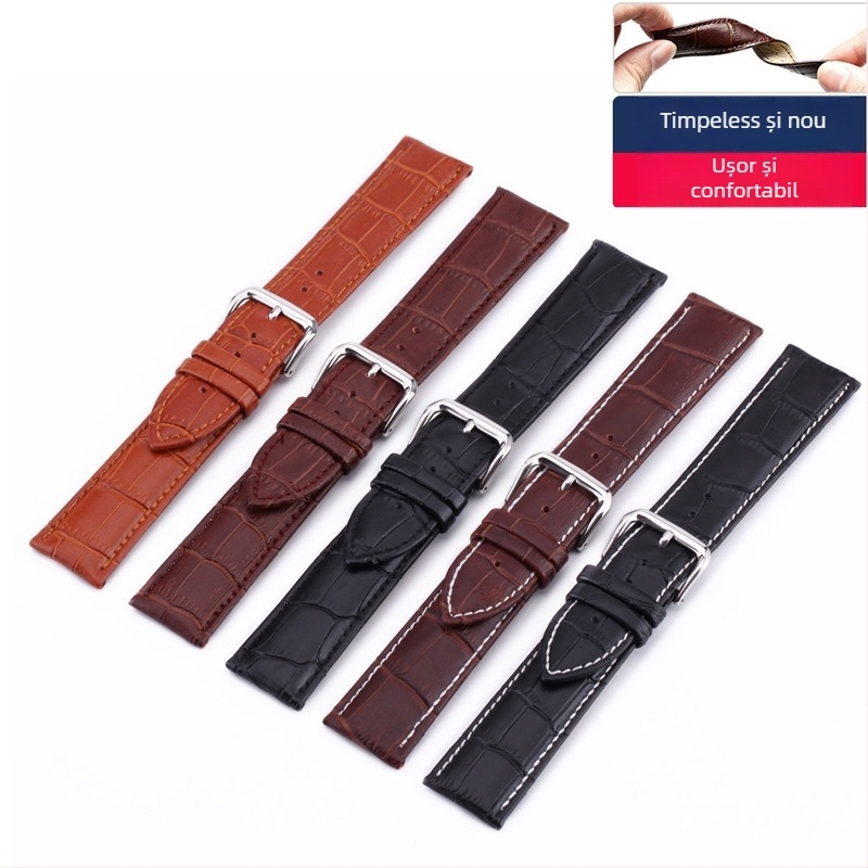 Brățară de ceas din piele de vițel – piele naturală, versatilă, accesorii pentru ceasuri, iarna 2023