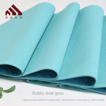 Bed Runner din bumbac, stil modern simplu, personalizare cu logo, calitate hotelieră