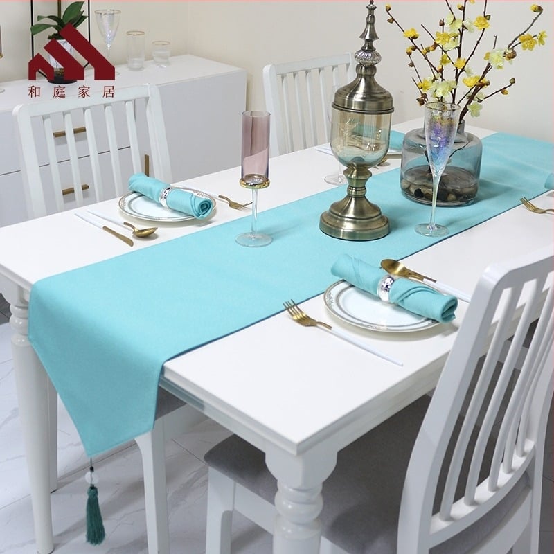 Bed Runner din bumbac, stil modern simplu, personalizare cu logo, calitate hotelieră