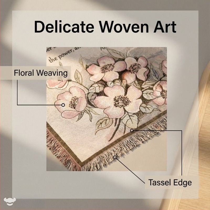 Tapiserie Nordic pentru canapea cu model plante și flori, material amestecat, 300–499 g, pentru toate anotimpurile, calitate premium