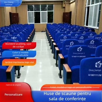 Husă pentru scaun de sală de conferințe, poliester, stil hotel, pentru cinema, sală de spectacol și scaune școlare