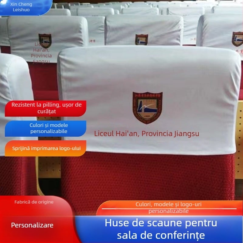 Husă pentru scaun de sală de conferințe, poliester, stil hotel, pentru cinema, sală de spectacol și scaune școlare