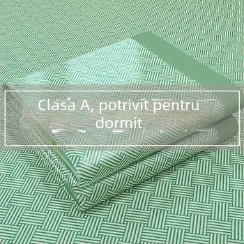 Ice Silk Mat – Pad de pat din răchită naturală, țesătură brodată, fibră chimică, calitate premium, stil chinezesc