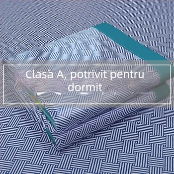 Ice Silk Mat – Pad de pat din răchită naturală, țesătură brodată, fibră chimică, calitate premium, stil chinezesc