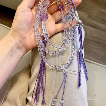 Colier cu perle artificiale, Holler, handmade, stil influencer, trend personalizat