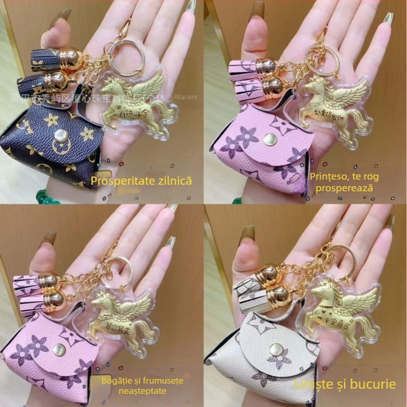 Breloc pentru chei - piele, aur 999 fin; stil modern simplu, cadou de afaceri (Piele; aur 999 fin; Stil modern simplu; Cadou de afaceri)