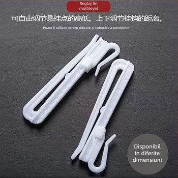 Cârlig de reglare pentru perdea, cârlig coreean pliabil, material magnetic, stil simplu și modern, reglabil