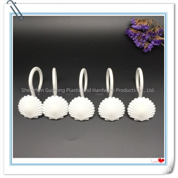 Cuier perdea de duș, cârlig în formă C, plastic PVC/PP/PE/ABS/Nylon, stil modern minimalist, sarcină 20–30 kg