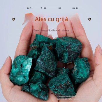 Malahit natural din Africa – piatră brută cristal pentru decor de peisaj, ambalaj PP separat