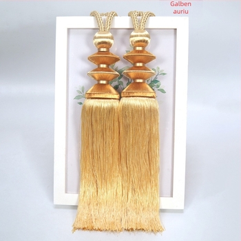 Zhimengfang minge de agățat perdea cu ciucuri și sfoară, material fibră chimică, curea pentru perdea, personalizabil, stil chinezesc