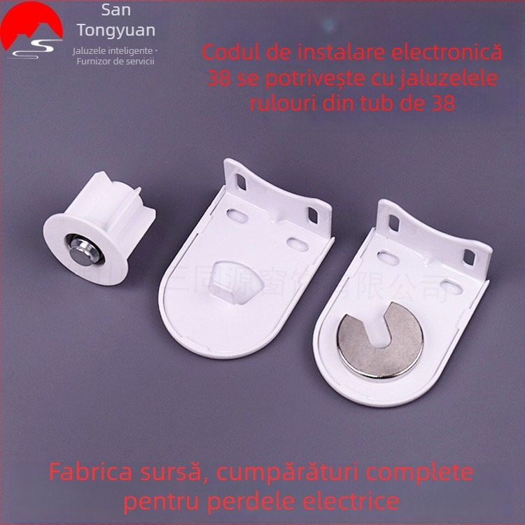 Accesorii montaj rulouri electrice, tub 38, motor 25, suport din fier întărit