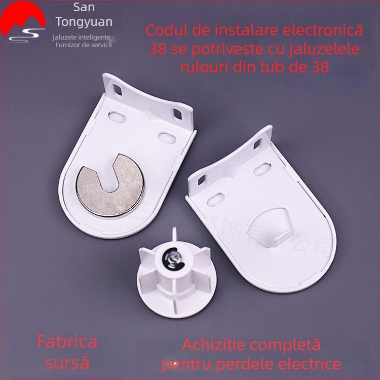 Accesorii montaj rulouri electrice, tub 38, motor 25, suport din fier întărit