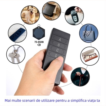 TF04C Localizator obiecte wireless — rază de 30 m, baterie 240 mAh, ABS