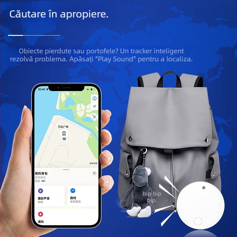 Tracker pentru animale de companie anti-pierdere cu sistem dual de poziționare globală — Ruixiangda, Interfață personalizată, Logo imprimat, Platforme complet compatibile