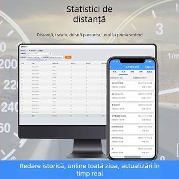KM02 Localizator GPS pentru excavatoare și echipamente grele – poziționare Beidou/GPS, precizie 3 m, antenă încorporată, alimentare 9-90 V
