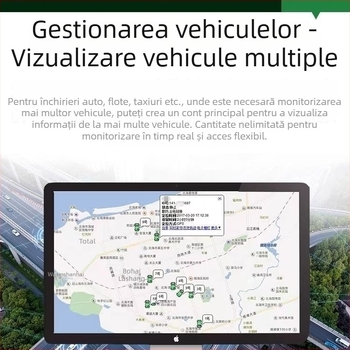 Beidou locator GPS pentru vehicule cu cablu de conectare, monitorizare pentru autoturisme, motociclete și vehicule electrice, alarmă de viteză