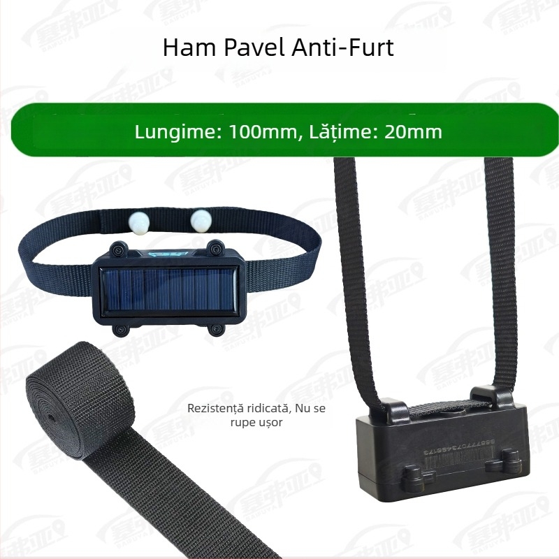 Localizator de animale pentru bovine și ovine cu GPS Beidou, alarme (vibrații, alertă pe telefon, gard, viteză excesivă), precizie 3 m, IP67, baterie de 30 de zile