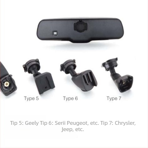 Suport DVR detașabil pentru oglindă retrovizoare, model 0009, Crystal Pai; memorie: consultați, dimensiune ecran: consultați