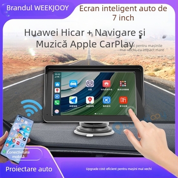 Ecran inteligent montat pe vehicul cu proiecție wireless, model X70, Linux OS, quad-core, acceptă Apple CarPlay și Huawei HiCar, hărți Amap/Baidu/Tencent