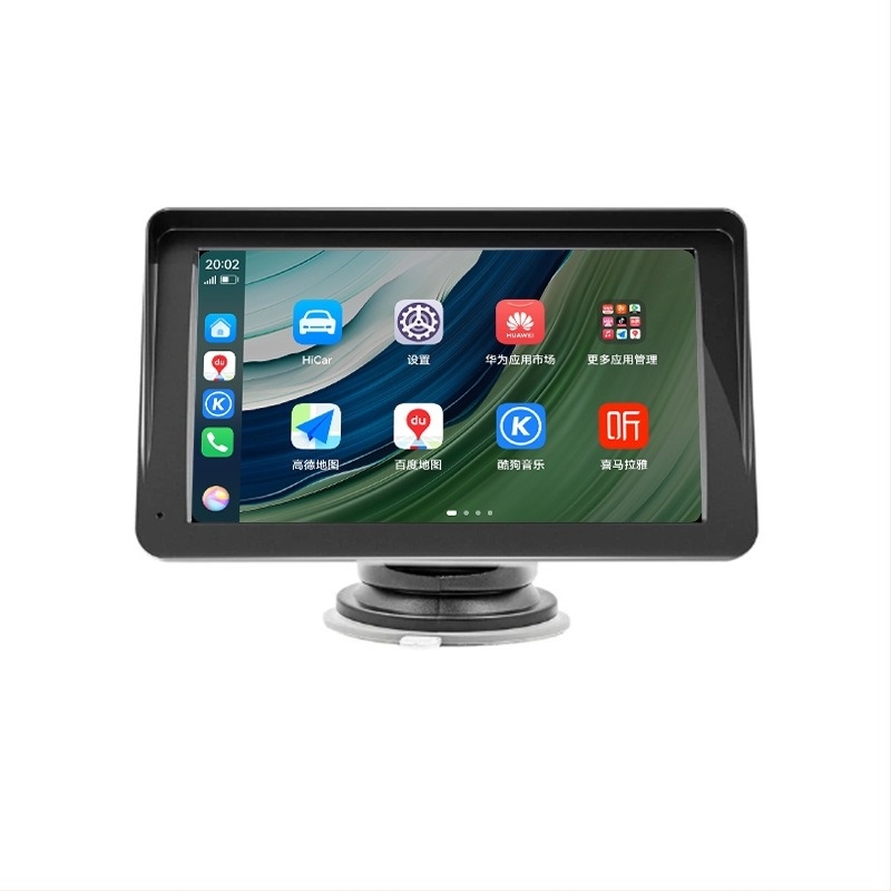 Ecran inteligent montat pe vehicul cu proiecție wireless, model X70, Linux OS, quad-core, acceptă Apple CarPlay și Huawei HiCar, hărți Amap/Baidu/Tencent