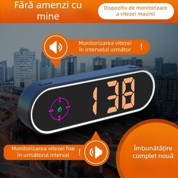 Afișaj Head-Up pentru autoturism cu navigație Beidou, alerte vocale, compatibilitate universală, model 2025