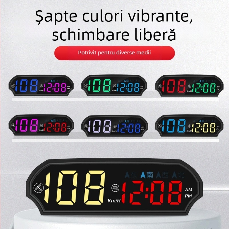 Display HUD solar pentru mașină cu detector radar de viteză, GPS wireless, design simplu — Brand AOEDI, Origine Shenzhen, Alimentare USB, Greutate 0,2 kg