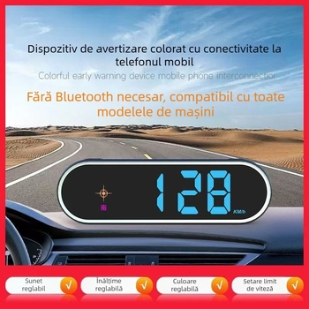 Radar de viteză cu HUD Beidou și avertizare vocală, MSD-001, Telescopic Official