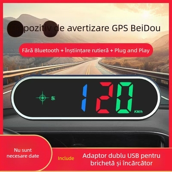 Radar de viteză cu HUD Beidou și avertizare vocală, MSD-001, Telescopic Official