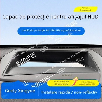 Cadru protector HUD pentru Geely Xingyue L (versiune încorporată) – ABS, capac de protecție a prafului pentru bordul de instrumente