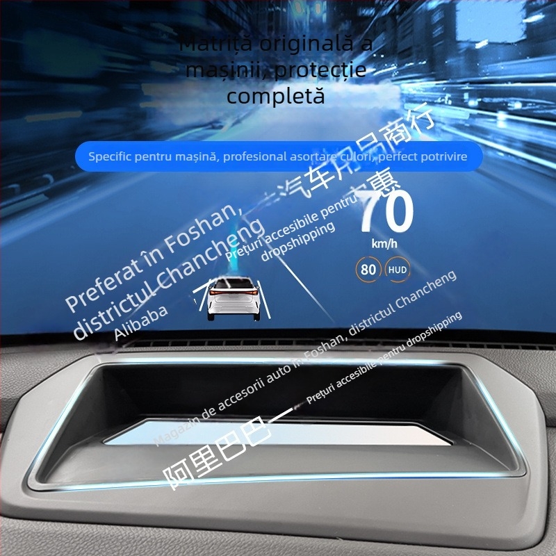 Cadru protector HUD pentru Geely Xingyue L (versiune încorporată) – ABS, capac de protecție a prafului pentru bordul de instrumente