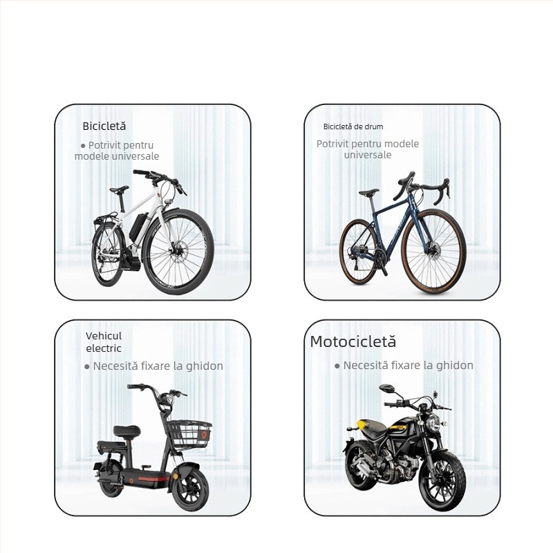 Suport telefon bicicletă – suport de tip montare auto pentru biciclete de drum, munte și electrice, corp din lemn, stil general