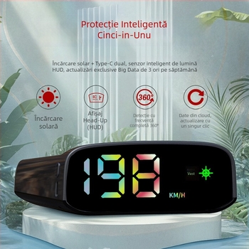 Instrument de măsurare a vitezei, alimentat cu energie solară, control manual, greutate 115