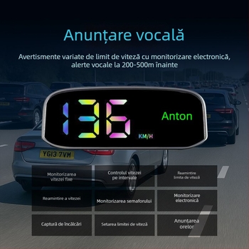 Instrument de măsurare a vitezei, alimentat cu energie solară, control manual, greutate 115