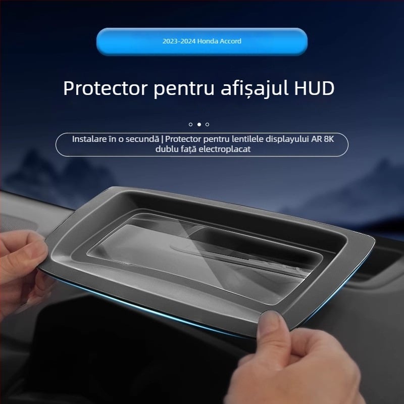 Capac protector HUD pentru Honda Accord a 11-a generație, material ABS, compatibil cu Accord, fără logo tipărit, fără personalizare