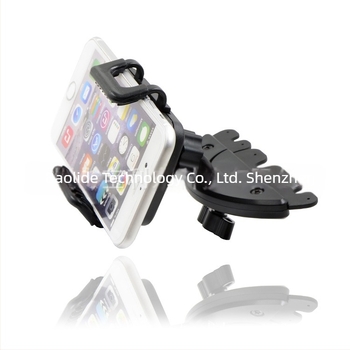 Ryo Junye Suport auto pentru telefon navigație – suport universal CD-slot, compatibil Apple, Samsung, Huawei, Xiaomi, din plastic