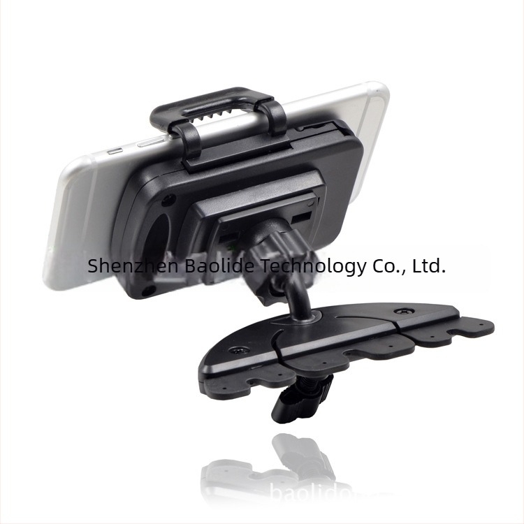 Ryo Junye Suport auto pentru telefon navigație – suport universal CD-slot, compatibil Apple, Samsung, Huawei, Xiaomi, din plastic