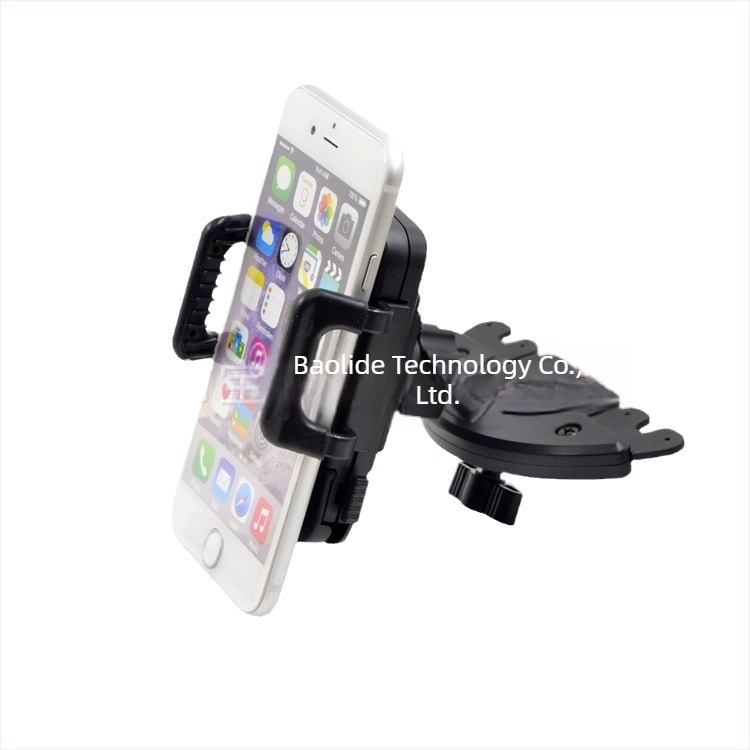 Ryo Junye Suport auto pentru telefon navigație – suport universal CD-slot, compatibil Apple, Samsung, Huawei, Xiaomi, din plastic