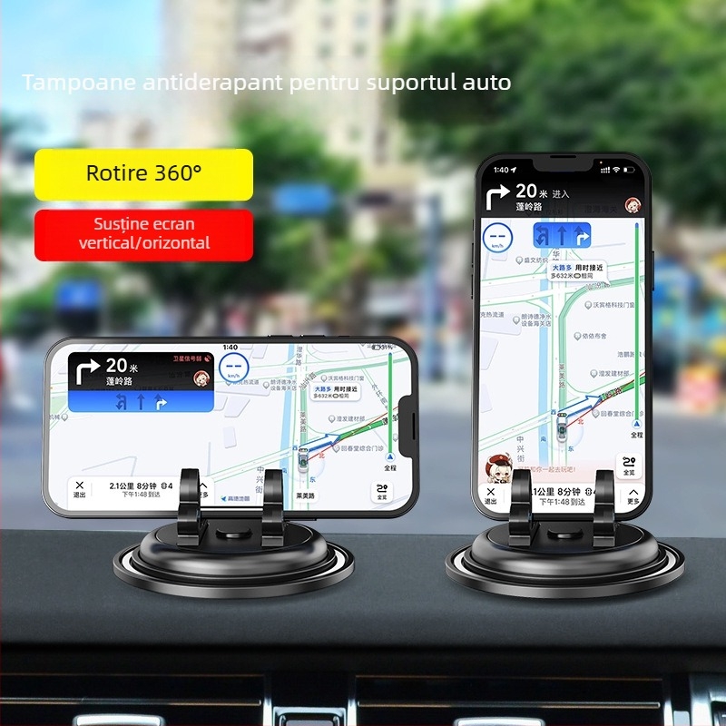 Suport pentru telefon auto – ruibei, plastic, suport auto, personalizare disponibilă, stil general