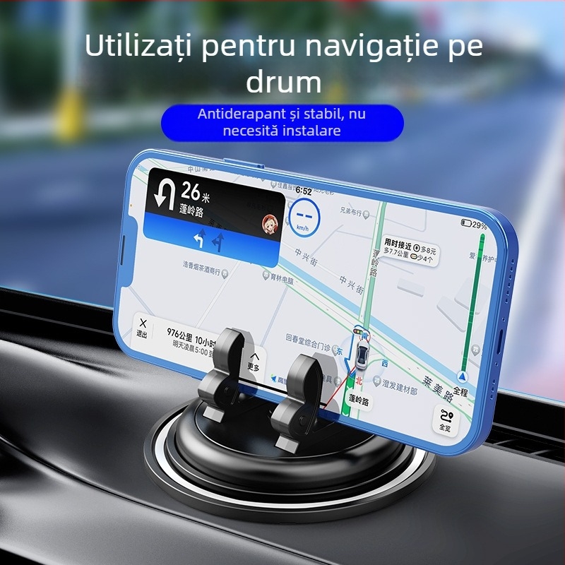 Suport pentru telefon auto – ruibei, plastic, suport auto, personalizare disponibilă, stil general