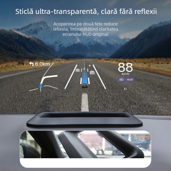 Capac de protecție HUD pentru Mercedes-Benz GLS/GLE (2021–2024), protecție la praf și zgârieturi