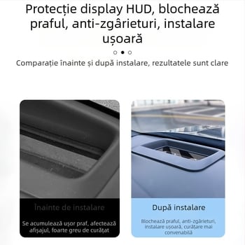 Capac de protecție HUD pentru Mercedes-Benz GLS/GLE (2021–2024), protecție la praf și zgârieturi