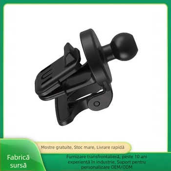 Suport pentru telefon pentru ventilarea maşinii cu încărcare wireless, ABS+PC, clip universal pentru montaj, suport original pentru telefon