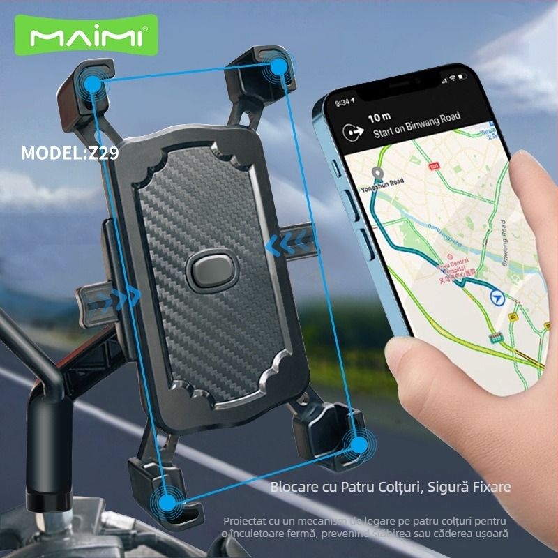 Suport pentru telefon în autovehicul – universal din plastic, Mcdull, cu personalizare posibilă