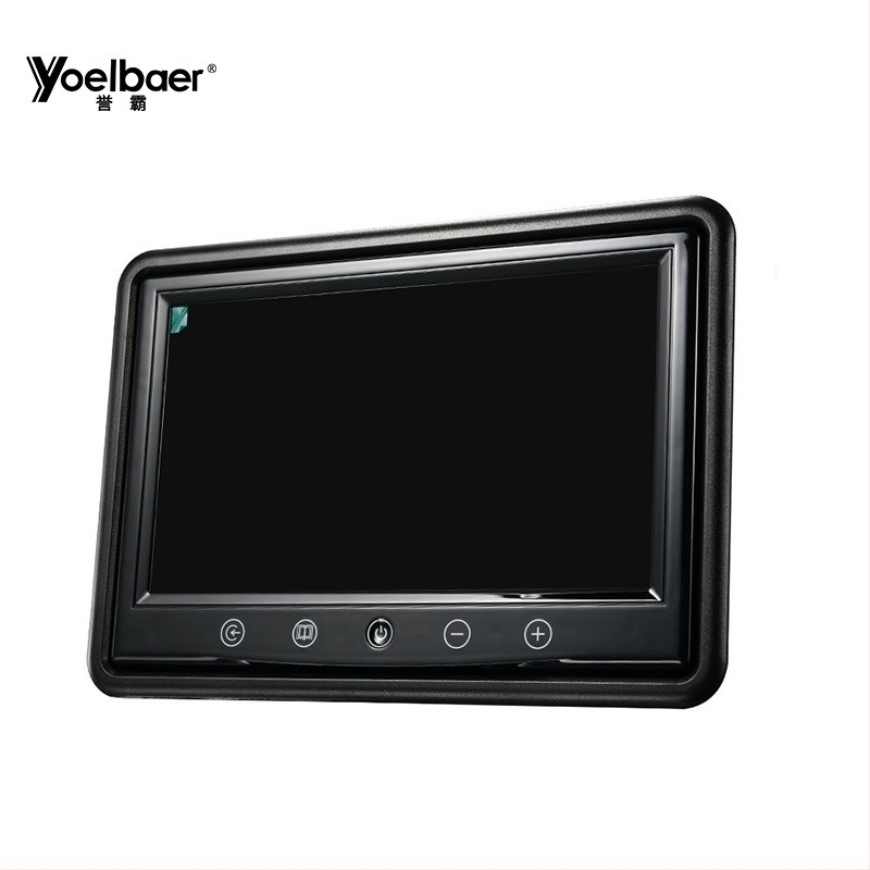 Monitor pentru camion de 9 inch, afișaj quad, vedere la recul, infraroșu nocturn de înaltă definiție