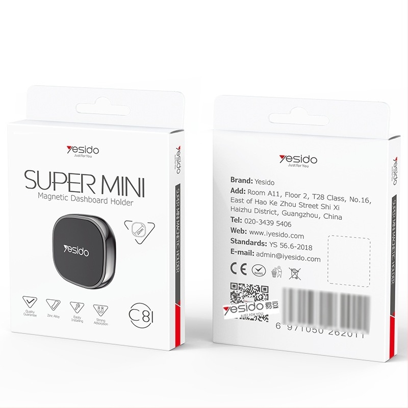 Suport pentru telefon pentru mașină, magnetic, din aliaj de zinc, cu design creativ