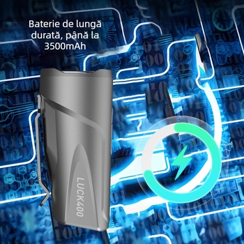 K66 Registrator/ Cameră montat pe ghidon pentru ciclism în aer liber, unghi de filmare 120°, senzor 2.0 MP, suport TF până la 64 GB, alimentare încorporată