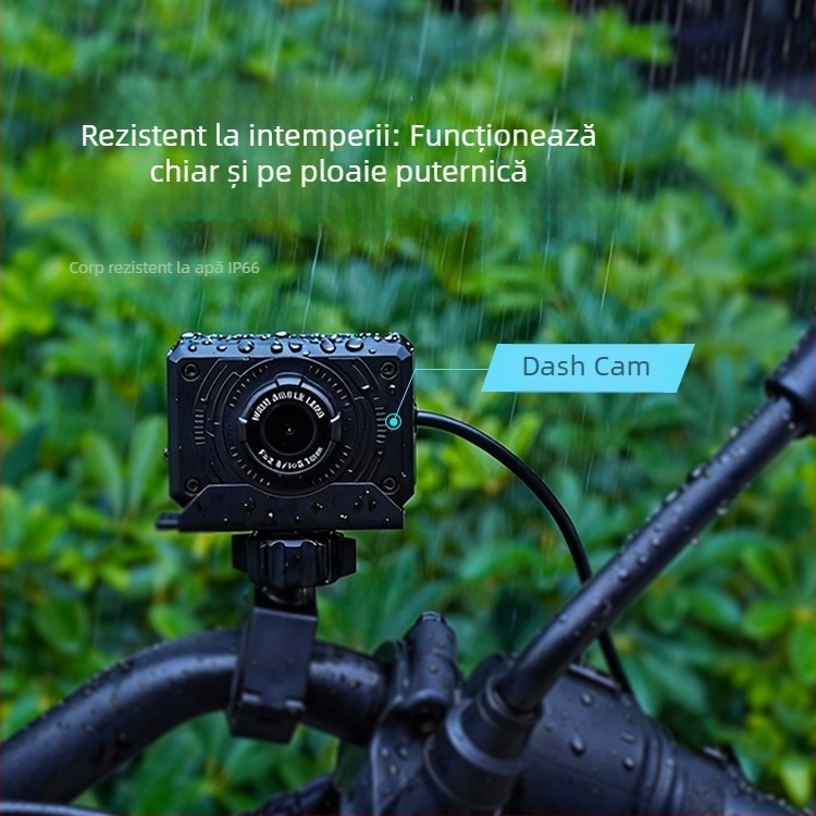 L3 cameră de bord pentru motocicletă și vehicul electric, înregistrare 1080P HD, unghi de 140°, baterie cu durată lungă