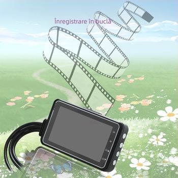 Camera de bord pentru motocicletă M2 – 1080P, WiFi, obiectiv frontal și spate dual, unghi 170°