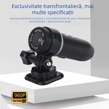 DV50 înregistrator impermeabil pentru motocicletă, fără ecran, 1 MP, 39 g, OEM și personalizare, cutie + manual